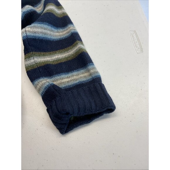 VTG J. Crew Sweater Men's S‎ Oarsman Striped Wool Grunge  90s Y2K Prep Ivy - Picture 6 of 9